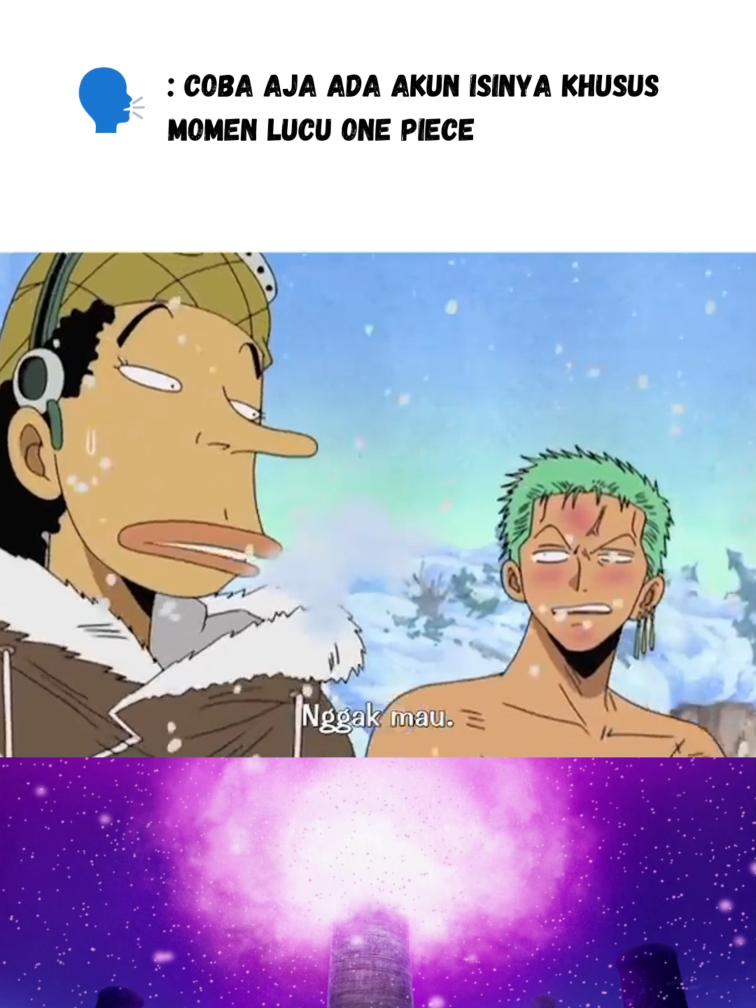 Vivi sampe salah tanggap liat kelakuan Zoro... #onepiece #onepiecelucu #onepiecengakak #onepiecetiktok #anime
