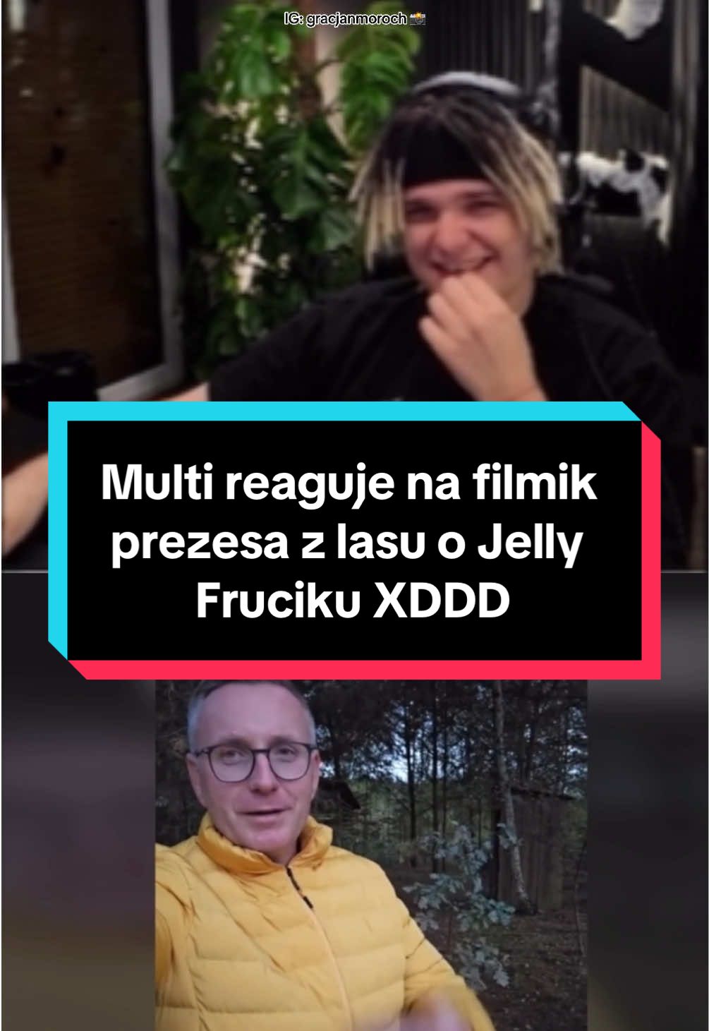 Multi reaguje na filmik prezesa z lasu o Jelly Fruciku XDDD #youngmulti #multi #dlaciebie #viral #CapCut 