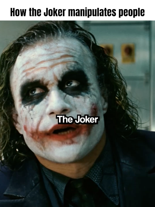 How the Joker manipulates people #MindGamesInMovies #VillainTactics #EmotionalManipulation #PsychologicalThrills #FilmCharacterStudy