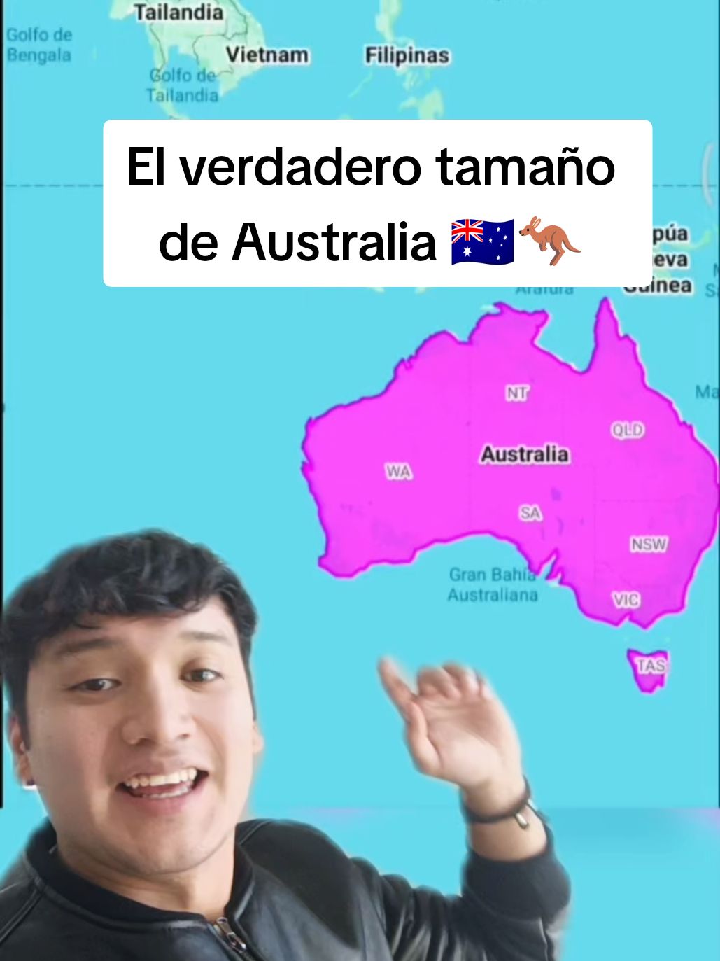 El verdadero tamaño de Australia 🇦🇺 #mapa #australia  #banderas #curiosidades  #español #argentina #bolivia #brasil #chile #colombia #costarica #cuba #ecuador #elsalvador #guatemala #honduras #méxico #nicaragua #panamá #paraguay #perú #puertorico #repúblicadominicana #uruguay #venezuela