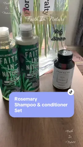 Faith In Natures New Rosemary Shampoo & Conditioner Bundle is now only £10.00! This is an amazing product & is trending right now! #shampoos #rosemaryoil #rosemaryshampoo #faithinnature #blackfridaydeals #CapCut @faithinnature_uk 