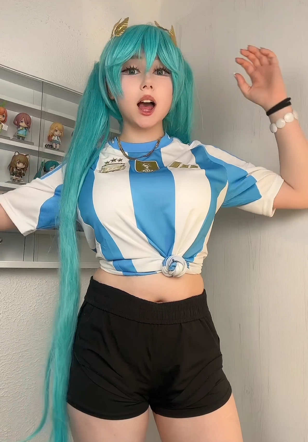 last one 🇦🇷 #hatsunemikucosplay #vocaloidcosplay #hatsunemiku #argentinamiku #vocaloid 