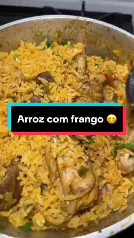 Arroz com frango delicioso 😋#tiktok #receitassimples 