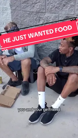 He just wanted food  . . #food #fyp #hope #helpingothers #givingback #fypageシ #share #trending #blessings #viral