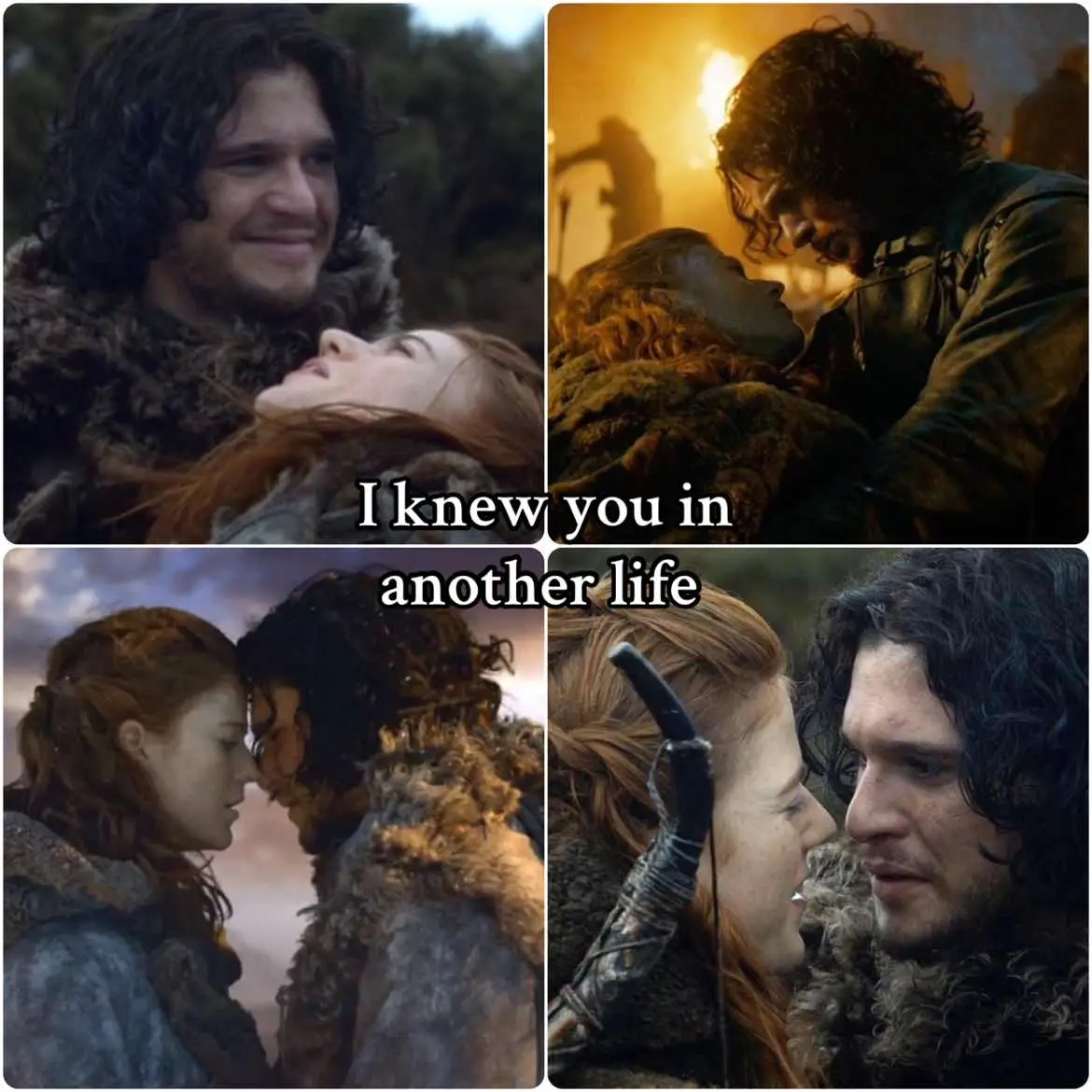 MY FAV GOT COUPLE #jonsnow #ygritte #daenerystargaryen #sansastark #aryastark #robbstark #nedstark #branstark #cerseilannister #theongreyjoy #gameofthrones #houseofthedragon #asoiaf #fyp #foryou 