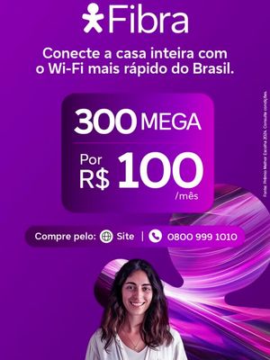 Com Vivo Fibra 500 Mega, a velocidade começa quando o técnico chega. Assine por R$120/mês