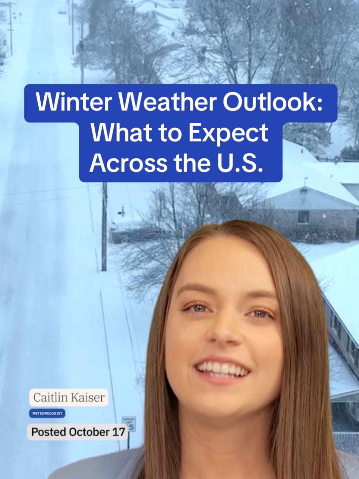 Here’s what temperatures and rainfall could look like this winter #winter #weather #weathertok #outlook #news #fyp #foryou 