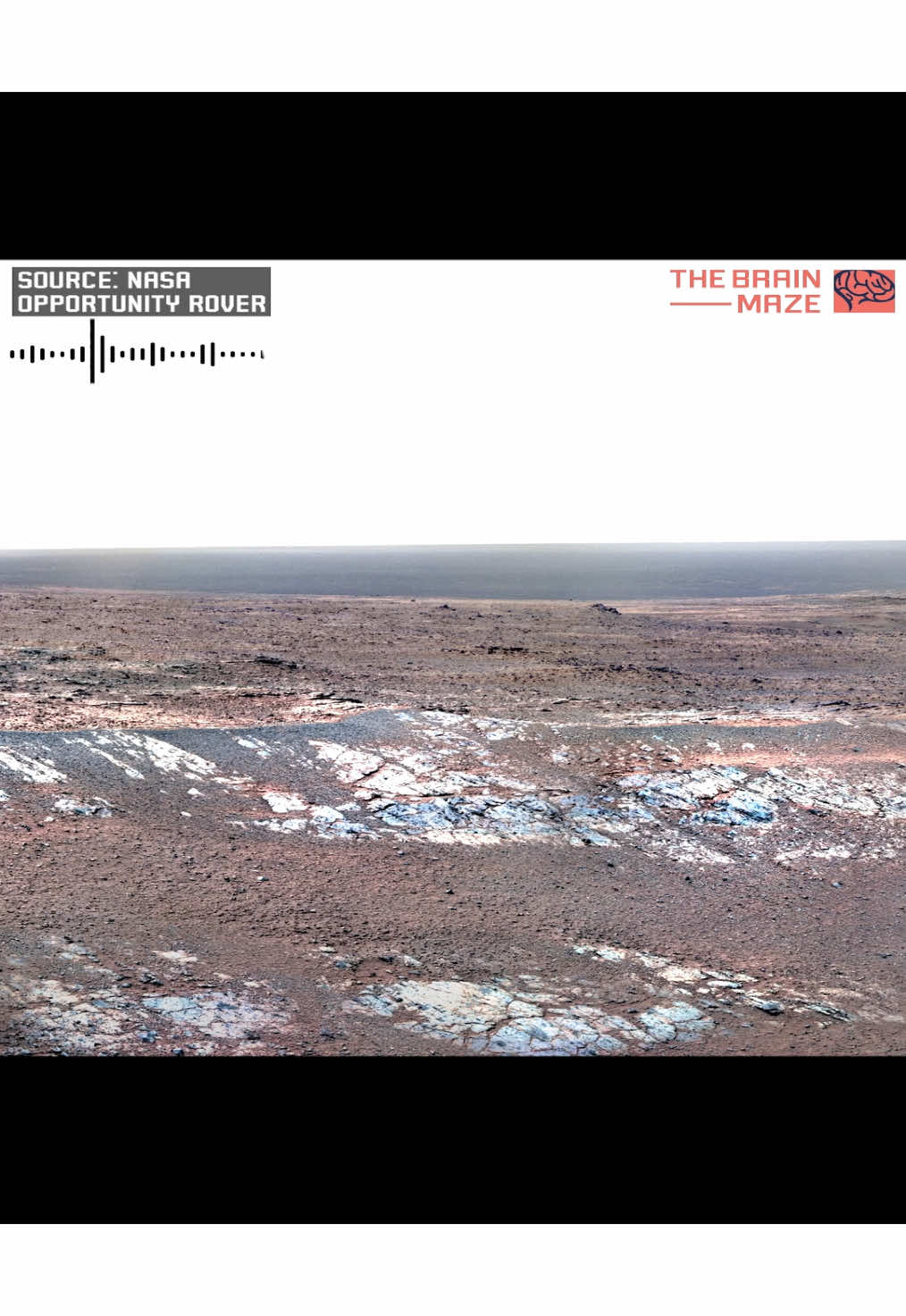 This Martian Panorama was captured by NASA's Opportunity Rover (Sol 4640 - 4654).  For the audio, we've used real audio from Mars. It recorded by Perseverance Rover in 2021. The raw images taken by Opportunity Rover were combined by Neville Thompson. Take a closer look at these panoramas on this link: http://www.nev-t-gigamacros.com/ #mars #nasa #fyp #foryou #viral 