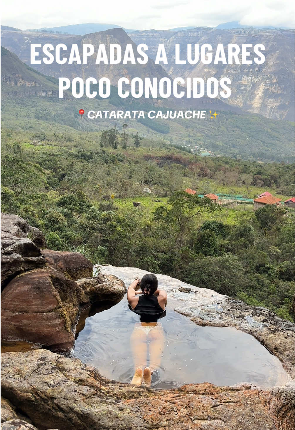 Una joya oculta “Catarata Cajuache” 🤩✨  📍A 30 del anexo la Coca, en el distrito de Valera, Provincia de Bongará, Amazonas. 🇵🇪 - Quedamos encantados del lugar.  - La noche fue maravilloso gracias a “CAJUACHE LODGE”  #lugaresmagicos #goyelsin #gocta #amazonasperú #chachapoyas #trekkingperu #chachapoyasperu #paisajesperuanos🇵🇪🏞🍂 #tours #viajes 