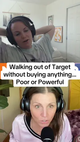 Is walking out of Target without buying anything unlocking a new level of poor or POWERFUL?! #target #targetrun #lawroach #thrifting #STOMP #momstomp  Listen to full ep of Mom Stomp wherever you get your podcasts!🎧🎙️