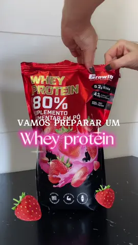 Whey de morang da @Growth Supplements o the best 🌟 #ugcexample #ugcvideos #ugccreator #ugcbrasil 