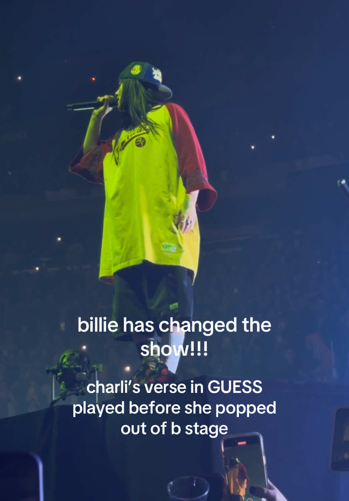 i love it like YAS GUESS #billieeilish #hmhastour #guess #charlixcx #brat #msg #nyc  