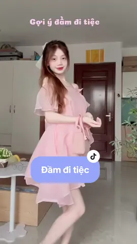 Gợi ý đầm đi tiệc nhẹ nhàng#tiktok #viral #fyp #đầm #outfit #reviewquanao #xuhuong 