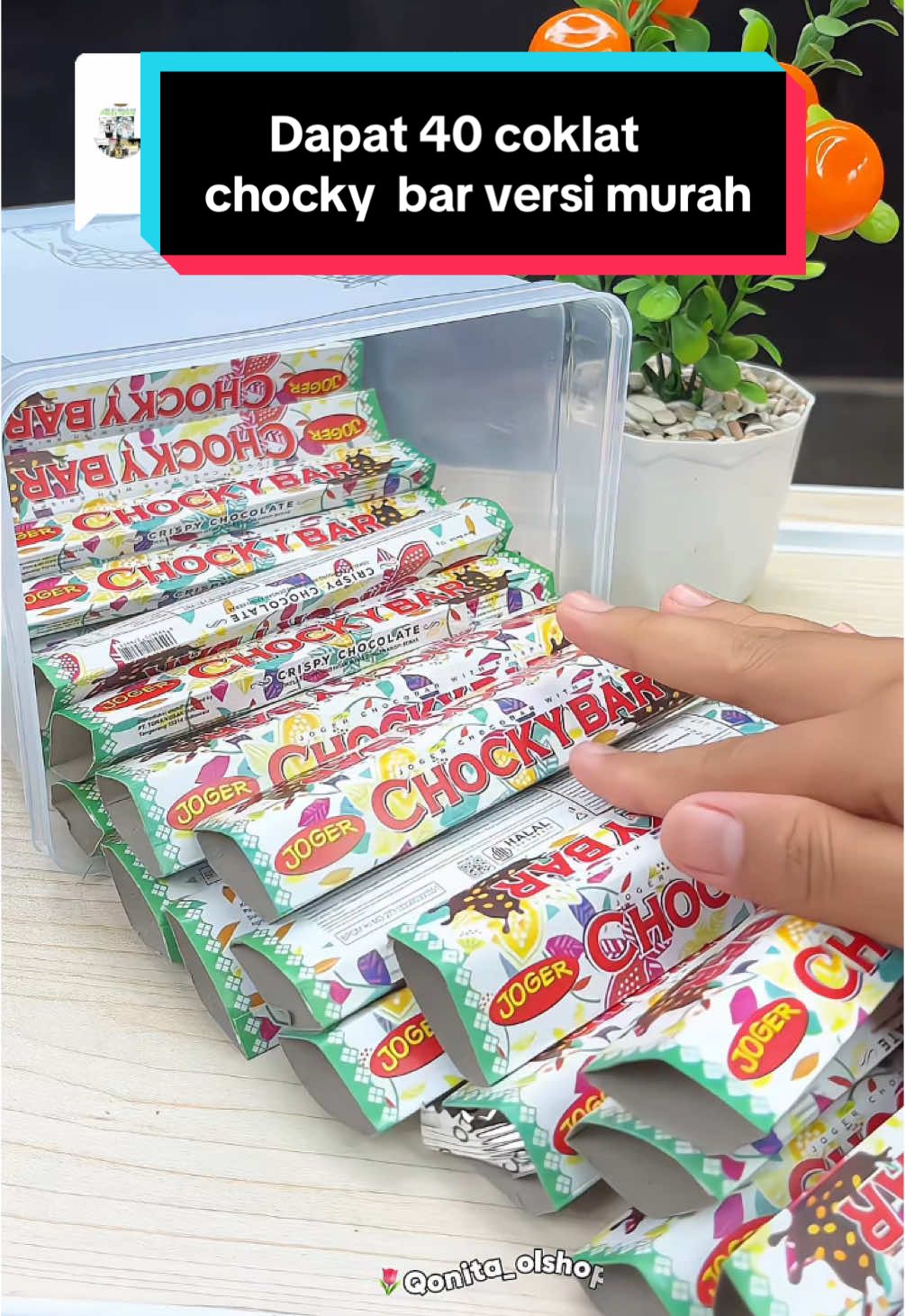 Membalas @Indira isti cocok untuk dijual lagi disekolah atau dirumah pasti cuan bnget #chockybar #coklatviral #jogerchocolate #paketusaha #cuantanpabatas #jagoanvideotrending #promoguncang1010 