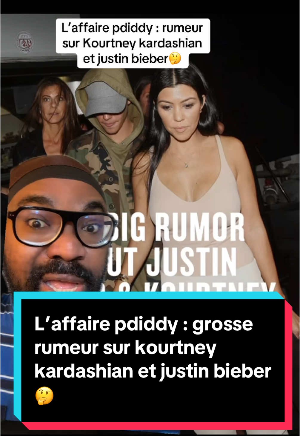 L’affaire pdiddy : grosse rumeur sur kourtney kardashian et justin bieber🤔#pdiddy #justinbieber #kourtneykardashian 