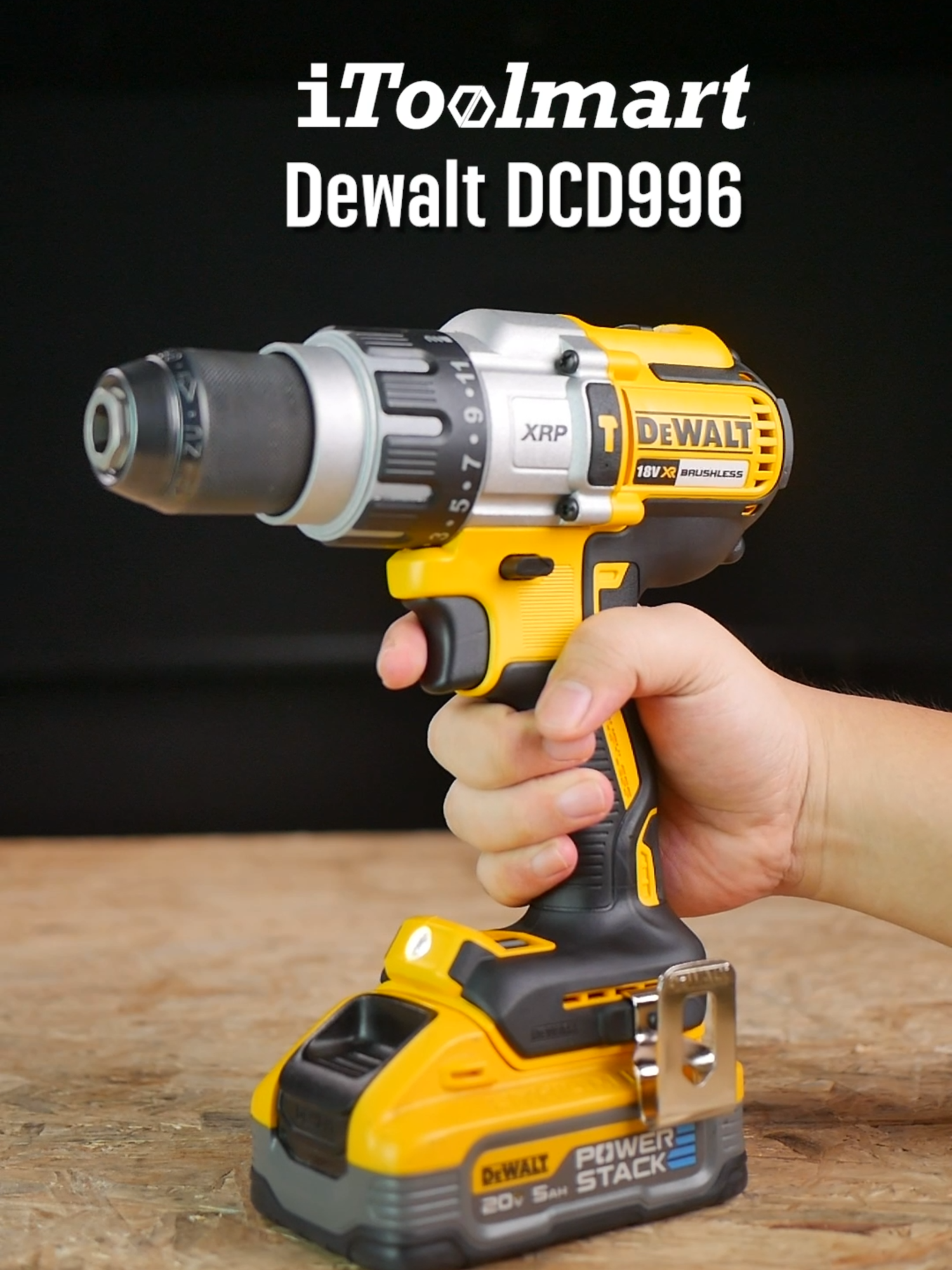 สว่านกระแทกไร้สาย 18V. Dewalt DCD996#dewalt #dewalttool #powertools #tools #สว่าน #สว่านไร้สาย #สว่านกระแทกไร้สาย