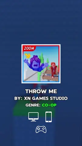 Here's A CUTE 2 Player ROBLOX Game Where You TOSS Your FRIEND... Game: Throw me #robloxfyp #robloxedit #robloxmemes #robloxgames #robloxedit #robloxstory 