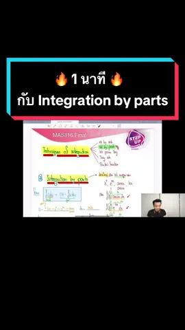 1 นาทีกับ Integration by parts #วิศวะ #วิศวกรรมศาสตร์ #tcas #dek67 #dek68 #วิศวะอินเตอร์ #calculus #อินทิเกรต #ปูพื้นฐานวิศวะ #ทริคดีๆ 