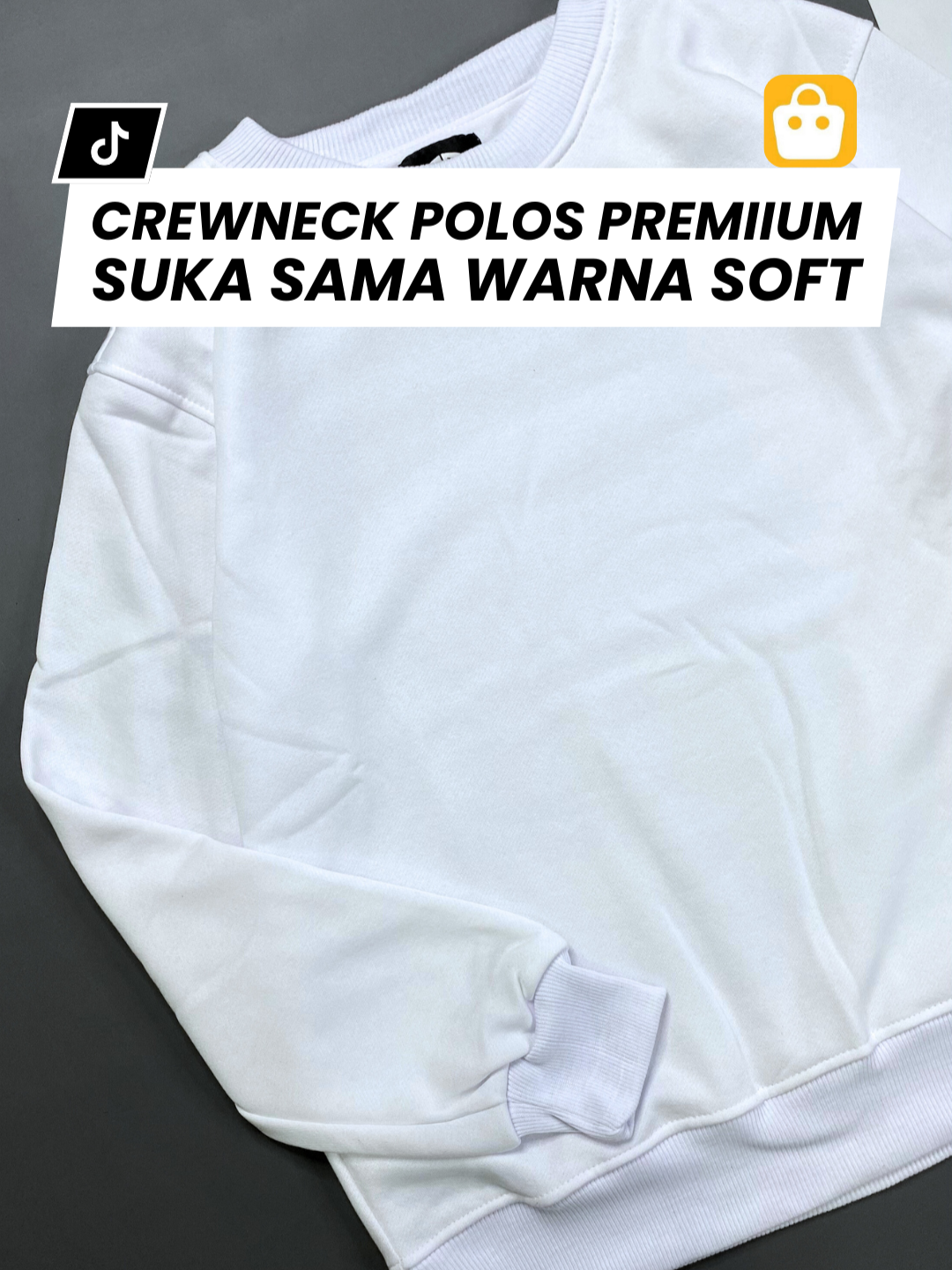 CREWNECK POLOS WARNA SOFT #deziroseofficial #outfit #OOTD #crewneck #premium