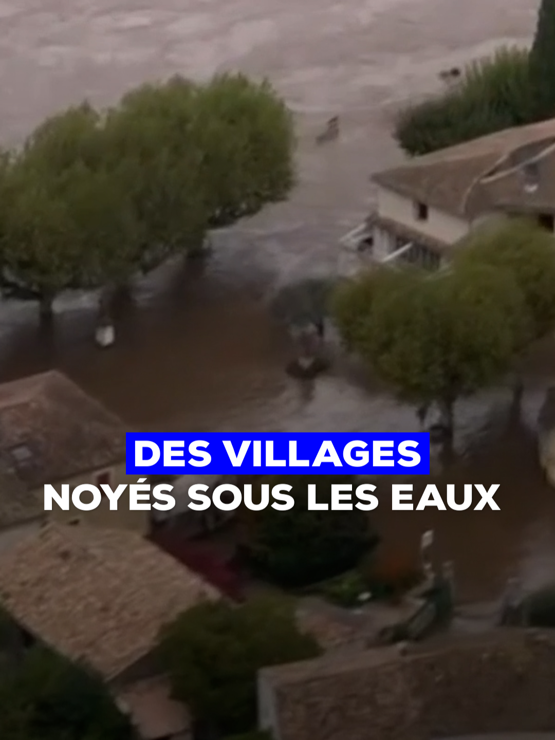 ⛈️ Vus du ciel, les dégâts impressionnants des inondations dans le sud de la France.