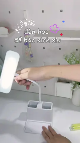 Đèn học để bàn bảo vệ mắt.  Đèn tích điện, cảm ứng 3 màu, thiết kế siêu xinh. #denhoc #dencambien #denban #denlamviec #review 