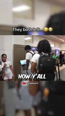 They both left… 🤣😭  Yung Mooch on YouTube #yungmooch 