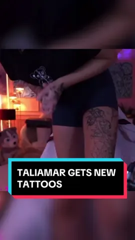 Talia Mar got 2 new tattoos on her leg!!! #taliamar #taliamarclips #taliamartwitch #taliamarandminiminter #taliamarstream #streamer #twitch #miniminter #sidemen #simonandtalia #taliaandsimon #stream #foryou #fyp 
