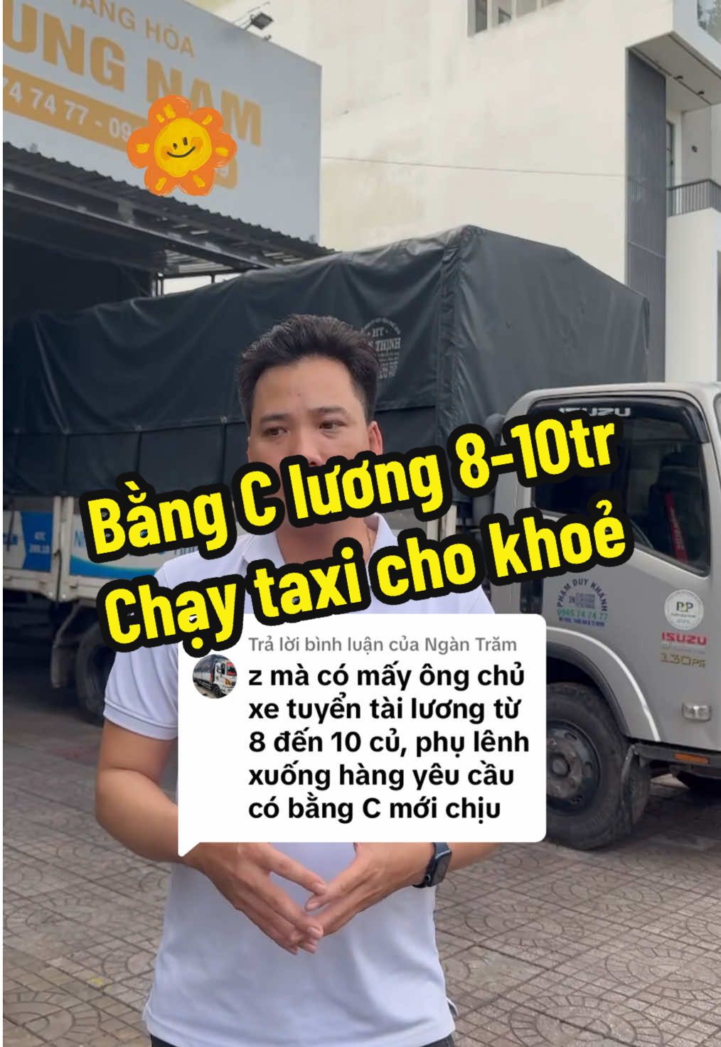 Trả lời @Ngàn Trăm Cầm vài chục triệu thi bằng C mà lương 8-10 củ #taixe #taixetiktok #taixeduongdai  #xuhuong #xuhuongtiktok 