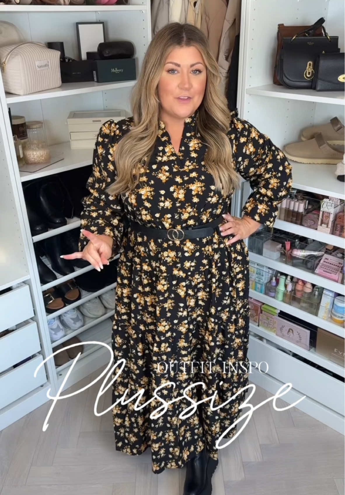 #plussize up to size 26 #dress perfect for autumn winter  #casualdress #plussizeoutfit #plussizedress #maxidress #curvzy  