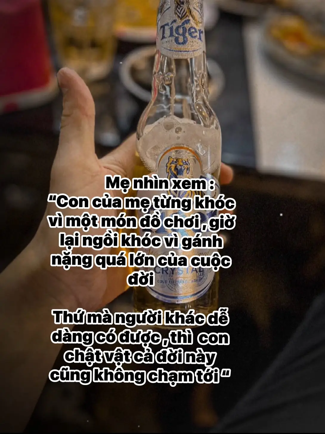 Mẹ ơi , hoa đã nở rồi . Nhưng con vẫn đang còn “ lênh đênh”