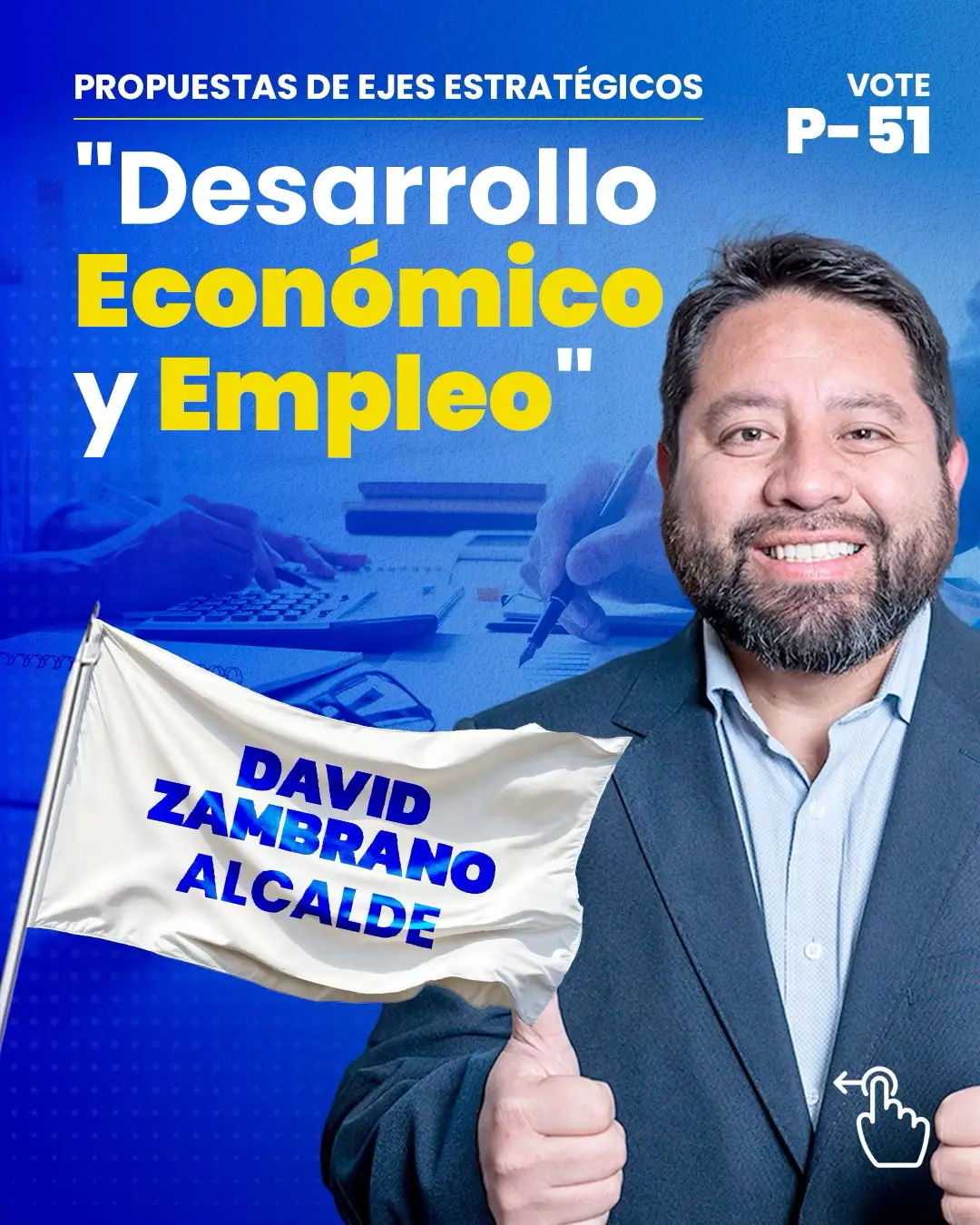 🌟 Propuestas de Ejes Estratégicos 🌟 David Zambrano (@David Zambrano), candidato a alcalde por La Pintana, tiene un compromiso claro: impulsar el desarrollo económico y generar más oportunidades de empleo para todos. 💼📈 🔹 Incentivos para PYMES: Apoyar a nuestras pequeñas y medianas empresas para que crezcan y prosperen. 🔹 Apoyo a Emprendedores: Proporcionar herramientas y recursos para que cada idea se convierta en un negocio exitoso. 🔹 Formación Laboral: Crear programas de capacitación que preparen a nuestros vecinos para el futuro laboral. ¡Juntos podemos construir una La Pintana más próspera! 💪✨ #DavidZambrano2024 #DesarrolloYEmpleo #LaPintanaProgresista #EjesEstratégicos