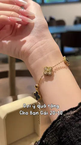 Vòng tay cỏ 4 lá xinh qá iii #kimisayhi #vongtay #jewelry #quatangbangai #xuhuongtiktok 