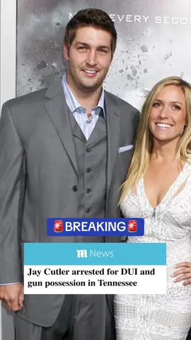 🚨BREAKING🚨: Former NFL star Jay Cutler has been arrested for DUI and gun possession in Tennessee. The 41-year-old, who was once married to reality TV star Kristin Cavallari, is also accused of failure to exercise due care and violation of implied consent law.  #breakingnews #jaycutler #kristincavallari #arrest #crime