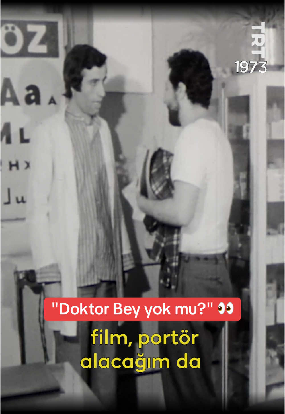 1973 yılına dönüyor, Kemal Sunal ve Metin Akpınar’lı bir skece konuk oluyoruz. 🩺 #KemalSunal #MetinAkpınar #Doktor #Skeç #Neİzlesem #TRT #TRTArşiv