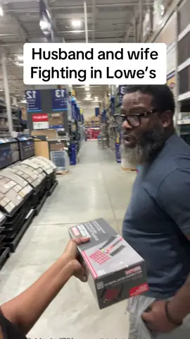 It's never a quick trip to Lowe's #marriedlife #fyp #couplescomedy #marriedcouplesoftiktok #lowes #homeimprovement #Relationship #husband #husbandwife #husbandandwife #husbandwifecomedy #husbandcheck #DIY #husbandsoftiktok