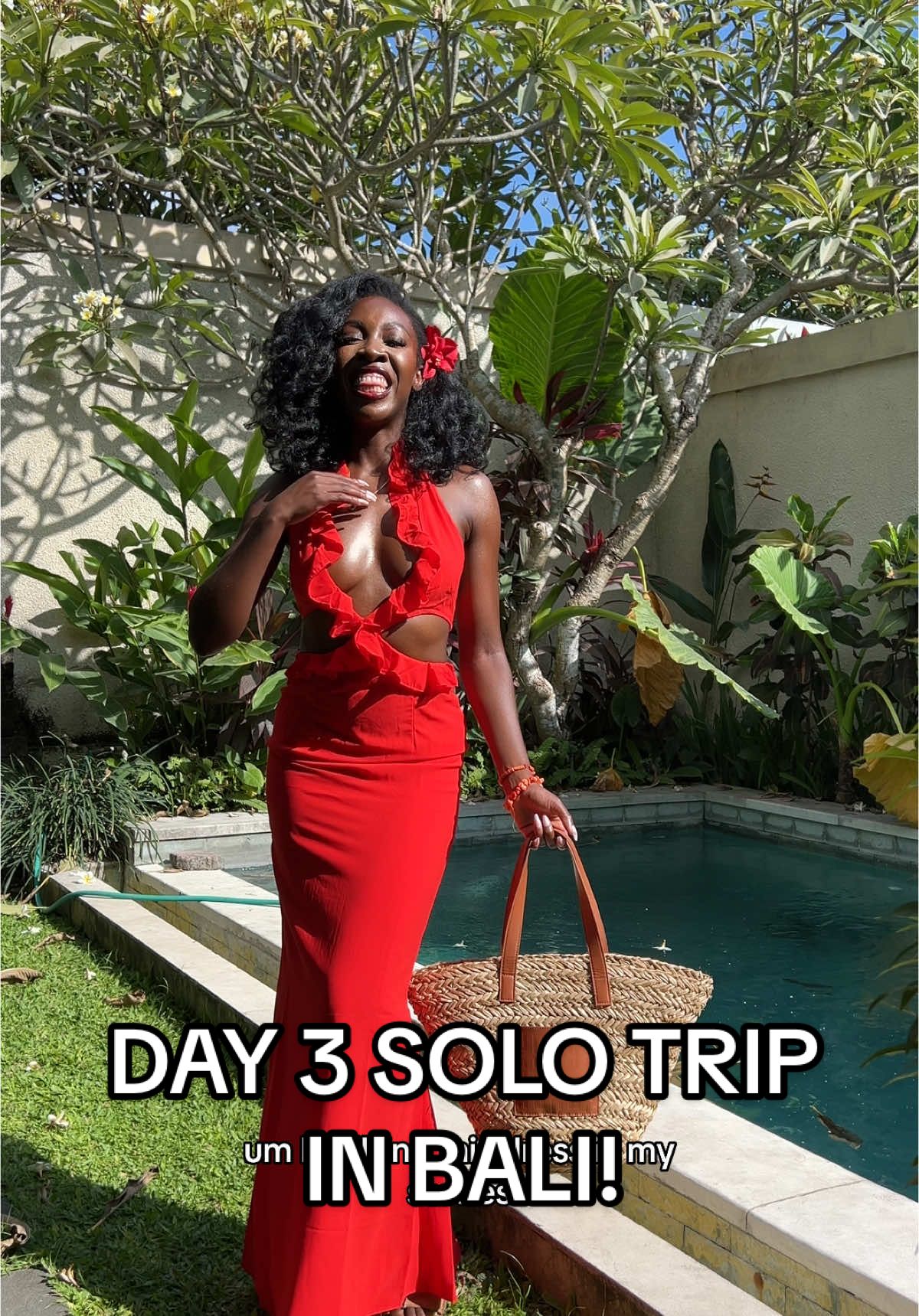 Replying to @whodatis39 day 3 soli travelling in bali! This dress is linked kn my bio snd my LTK! Rmjoyed morning quiet time in ny villa then went to penny lane for lunch. #solotravel #blackgirltravel #blackgirltraveltok bkavk girk travel, blavk woman travel