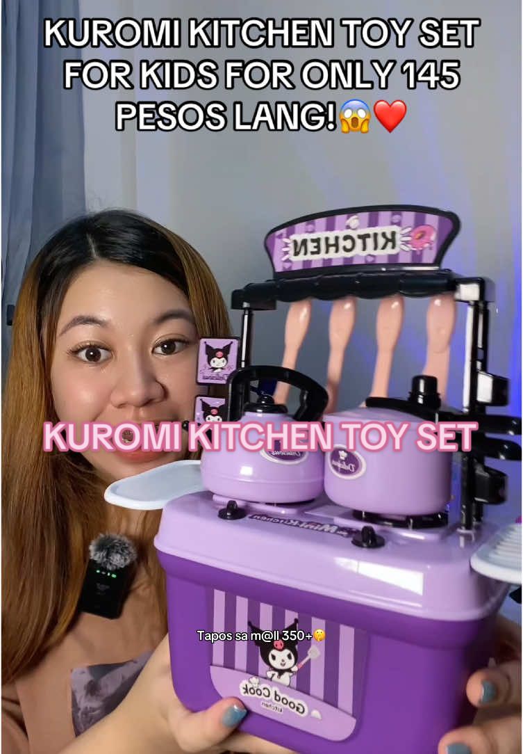 Kuromi kitchen toy set! #kuromi #kuromisanrio #kuromitoy #kitchen #kitchentoy #kitchentoyset #toysets #toy #toys #toysforkids #fyp #fypシ #fypシ゚viral 