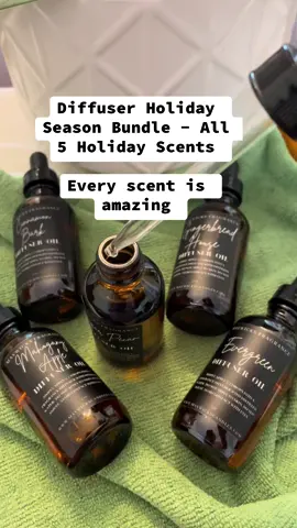 2 oz Diffuser Holiday bundle, 5 amazing scents, long lasting , fresh and natural #mavwicksfragrances 
