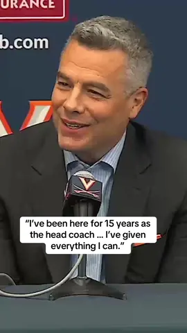 An emotional Tony Bennett announces his retirement 🥺 #Virginia #collegebasketball #uva #cbb 