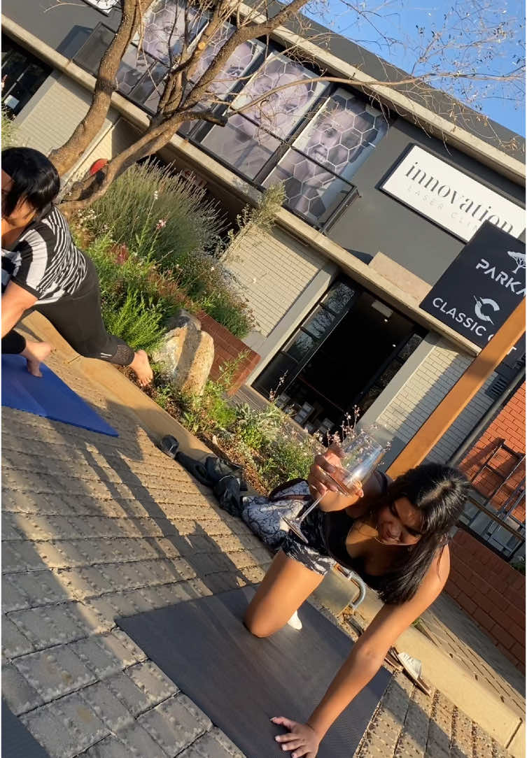 life is about balance 🧘‍♀️+🍷= ☺️  #pilates #fyp 