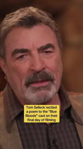 Tom Selleck recites the poem, “Love is Not All,” which he shared with his #BlueBloods cast-mates on their final day of filming. #tomselleck 
