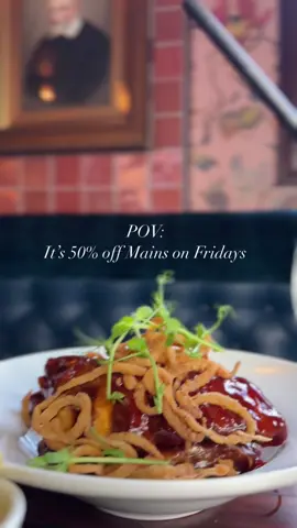 It’s 𝐇𝐄𝐑𝐄 🤝🏼  50% off Fridays - get 50% off any main course, all day!  Are you booked yet?  #visitmourne #avocahotel #goodfood #localfood #foodni #northernireland