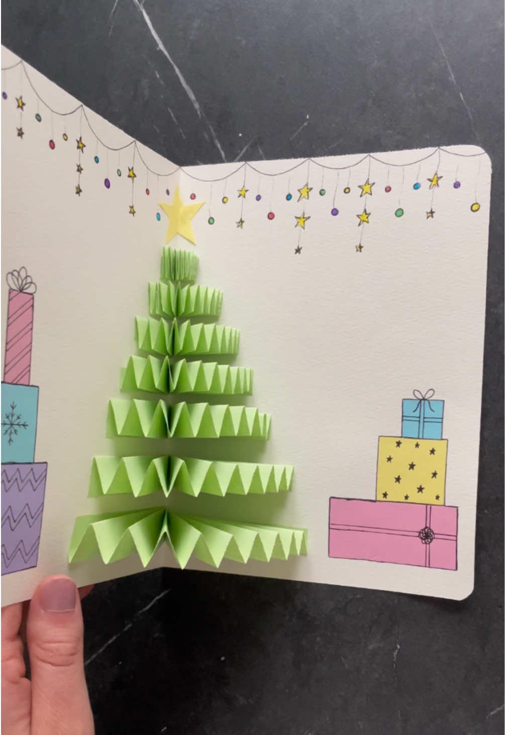 3D Christmas card 🎄💌 #craftideas #christmas #handmadecard #diycard #christmascard #diycraft #diyideas #dollartreediy #tutorial #christmastok 