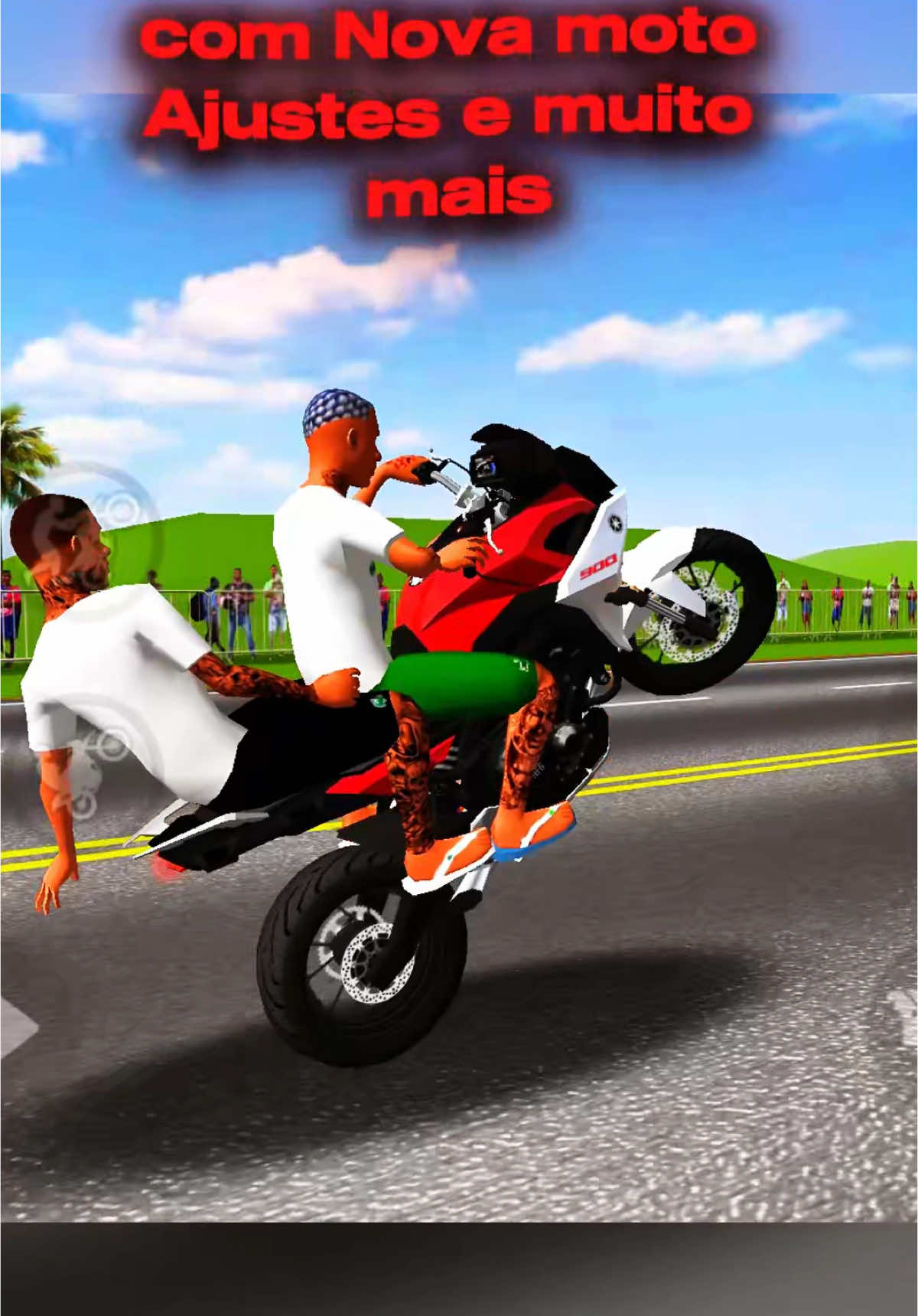 Nova Atualização do Moto Wheelie 3D com nova Moto e+ #jogosmobile #jogosdecelular #fy #fyp #viral_video #tiktokviral #grau 