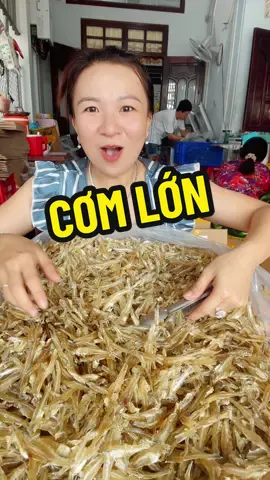 Khô cá cơm lớn #cacom #cakho #dacsancamau #vuakhosuongsuong #salegiuathang10 