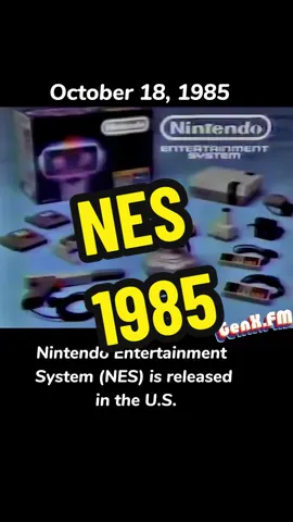 On this day in 1985…the Nintendo Entertainment System (NES) was first released in the United States changing the way we game at home forever 👾🎮🤖 #nintendo #nes #genx #nostalgiatrip 