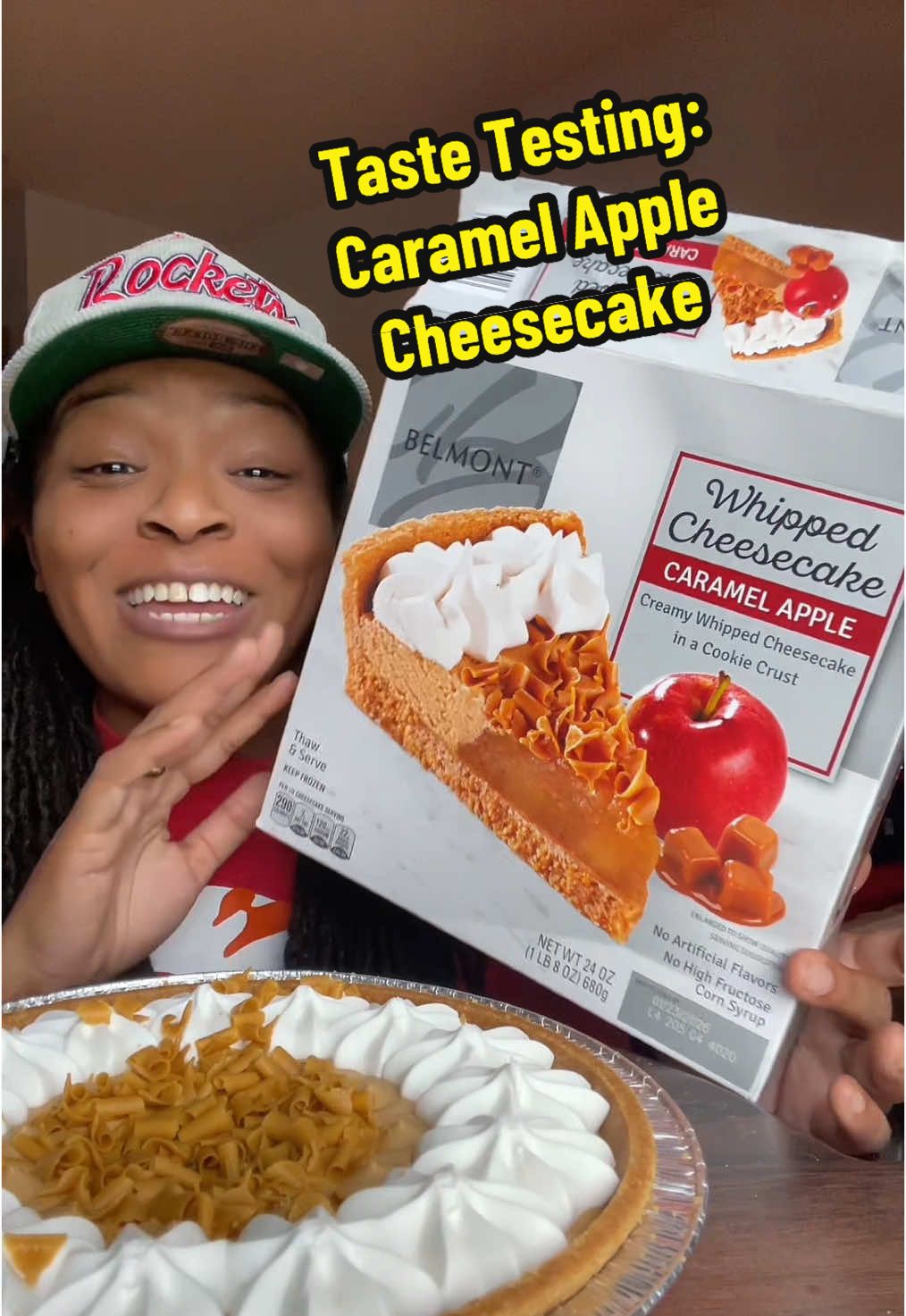 Aldi Finds: Caramel Apple Whipped Cheesecake Review @ALDI USA  #food #snack #dessert 