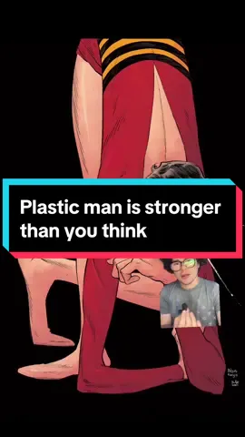 Replying to @mystikedge0721 Plastic Man is stronger than you think  Join the discord and follow me on twitch link in bio🔗 Go follow my second @Jo jo  #retrojo #dc #dccomics #plasticman #superpowers #powers #op #overpowered #strongerthanyouthink #batman #superman #justiceleague #dctok #comicstok #nerdtok #nerd #comics #comicbook #comicbooks #yap #yapping #yapsession #goat #greenscreen 