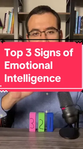 Top 3 Signs of Emotional Intelligence #emotionalintelligence #emotionallyintelligent #emotionaliq #emotionallymature #maturity #emotionalhealth #emotionalintelligencecoach 