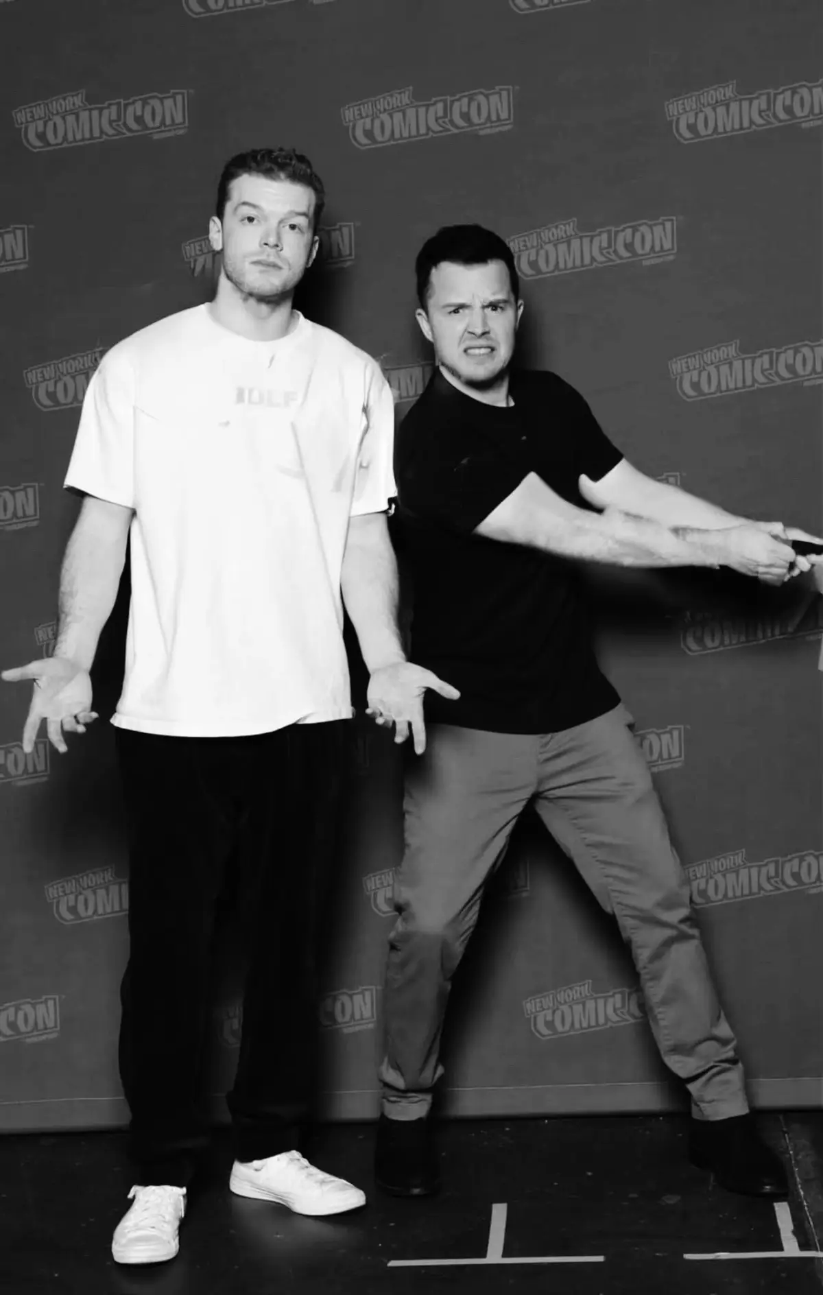 #cameronmonaghan #noelfisher #iangallagher #mickeymilkovich #gallavich #comicconnyc #nyc #shameless #cameronandnoel 